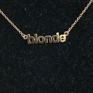 Blonde Necklace